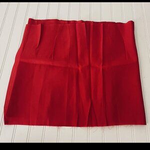 SILK RED , FABRIC 2 Yards x 17 Inches Wide or 72 Inches x 17 Wide